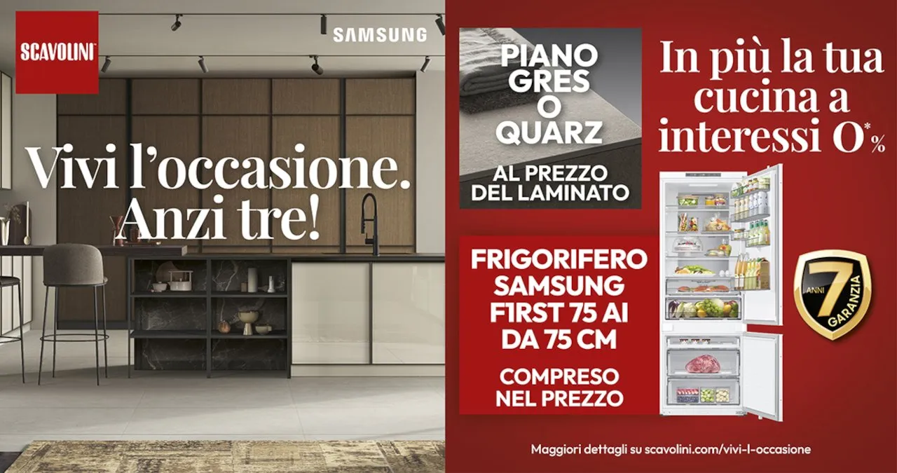 Un’opportunità unica, tre vantaggi da non perdere!